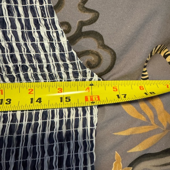 Hill House Navy and White Textured Dress - Picture 5 of 8